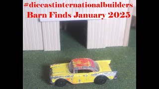 #diecastinternationalbuilders Barn Finds January 2025 Build #hotwheelscustom #diorama