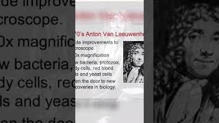 Anton Van leeuwenhoak a treadsman#father of microbiology , discovery of microscope