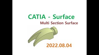 이학주-CATIA(카티아)-Surface Modeling-Multi Section-04