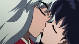 inuyasha inuyasha and kagome english dub anime kiss