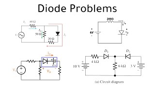 Diode Circuits | تكملة حل التدريبات المهمة