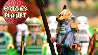 All 17 Minifigs from Ewok Village 10236 LEGO Star Wars - HD Stop Motion review