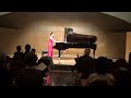 天野泉Piano Recital after break後半