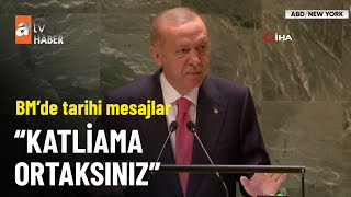 Cumhurbaşkanı Erdoğan BM’de Gazze’nin sesi oldu - atv Ana Haber 24 Eylül 2024