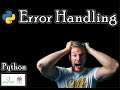 #python #error Handling |Stop Code from   #crashing  #try #except and #finally Code |Catch errors