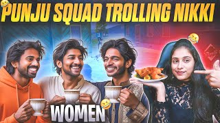 100% Fun | Punju Squad Trolling Nikki Girl Gamer 🤣 | @UnqGamer @nikkigirlgamer #warriorislive