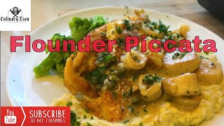 Flounder Piccata