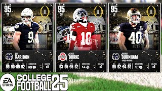 NATIONAL CHAMPIONSHIPS CARDS REVEALED IN COLLEGE FOOTBALL 25 ULTIMATE TEAM... BUT THEY LOOK MID!