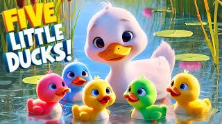 Five Little Ducks Animals Songs | Fun Kids Song  Nursery Rhymes \u0026 Kids Songs