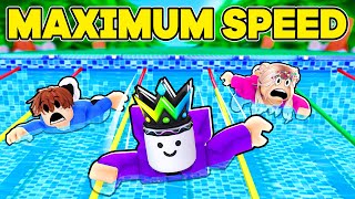 I GLITCHED My Swim SPEED To Maximum on Roblox