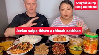 Joel an vai a hnek thi nuaih nachhan / Mukbang/Sanghal rep /prawns Kaprow / bekang kan/bawkbawn rawt