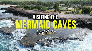 Visiting MERMAID CAVES and KO OLINA on West Oahu Hawaii