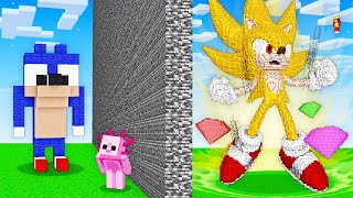 I Cheated With SUPER SONIC In Minecraft Build Battle!