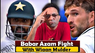 Babar Azam Loses Cool; Fight With Wiaan Mulder He Hits Him With Ball !!