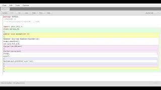 Blue Java : Series program part 14