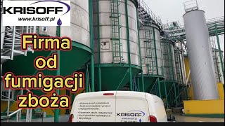 KRISOFF fumigacja zboża, gazowanie zboża w silosach i na pryzmie, wołek zbożowy, trojszyk, mkliki