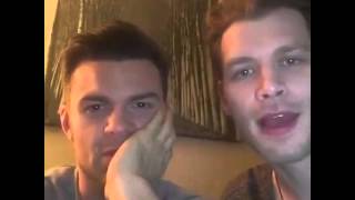 Daniel Gillies & Joseph Morgan's Facebook live stream [2/17/16]