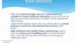 NBN - The Real Benefits to Business and Home Users by MG Practical Solutions