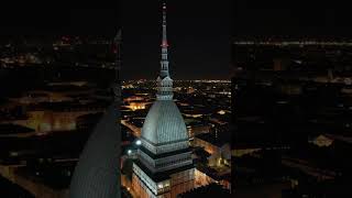 Beautiful drone view of Torino