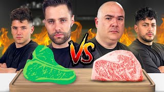 Steak BATTLE: Vegan Steak vs Wagyu A5