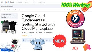Google Cloud Fundamentals: Getting Started with Cloud Marketplace | Tutorial #qwiklabs #coursera