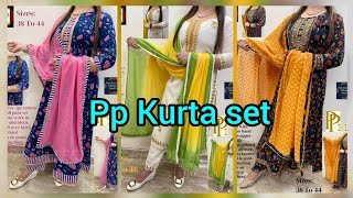 Pp Branded printed kurta set Collection || Latest Pp Kurta set