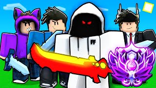 I Got NIGHTMARE RANK With This NEW TEAM.. (Roblox Bedwars)