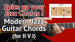 II V I Advanced Chords for Guitar - Modern Jazz Guitar Chords