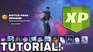 How to get LEVEL 100 Sub-Zero Skin in Fortnite LAWLESS! 😁 (FAST)