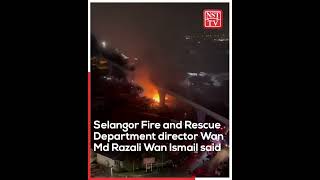 Fire razes stalls in Uptown Kota Damansara
