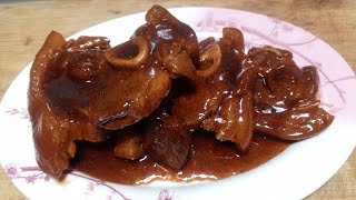 Sarsa Pa Lang Ulam Na! Pork Pata Slices in Barbecue Sauce