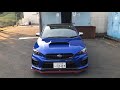 wrxsti vab.f型取り付けたzerosportsワールドリーガーとノーマルマフラー音比較！爆音⁇zeromax店頭限定のベルトプロテクター付けてみました ^^ メッチャかっこええて ^ ^