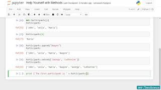 Sequences in Python | Using Methods for Lists & Strings | Python Tutorial for Beginners
