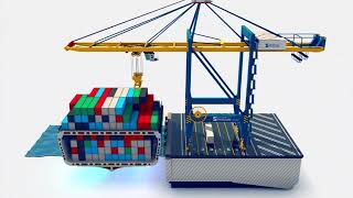 Hutchison Ports Thailand Quay Crane Animation