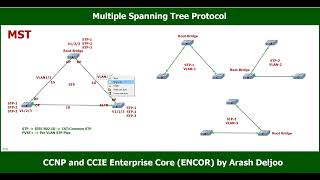 8 STP - Multiple Spanning Tree Protocol (MST) - ArashDeljoo Part1