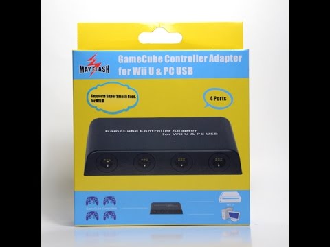 MayFlash GameCube Controller Adapter For Wii U Video Review - YouTube