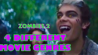 ZOMBIES 2 AS 4 DIFFERENT MOVIE GENRES! | Meg & Milo