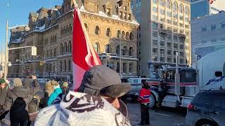 Freedom Convoy' Ottawa: Trucks Blare Horns on Parliament Hill