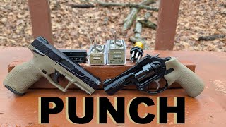 Rimfire PUNCH! Federal Punch .22 LR VS .22 Magnum (WMR) Semi-Auto VS Revolver Ballistic Gel Test