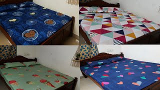 நம்ம வீட்டு BEDROOMKUக்கு புது BEDCOVERS பார்க்கலாம் |NEW BEDCOVERS REVIEW