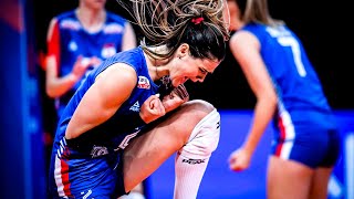 Beautiful and Talented  Katarina Lazović | Best Spikes | VNL 2021 (HD)