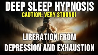 Hypnosis For Deep Sleep | Liberation From Depression & Exhaustion ⚡ Very Strong ⚡