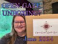 OPEN GATE QUILT BOX - June 2024 - UNBOXING and the WINNER of the Battle of the Boxes!!