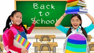 Jannie Charlotte and Andrea Back to School Stories for Kids