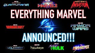 Fantastic Four, Hulk VS Abomination, Disney Plus Trailers (ALL MARVEL PHASE 5)