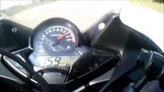 Top speed CBR 150i leovince