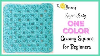 Super Easy Granny Square for Beginners! | The Secret Yarnery