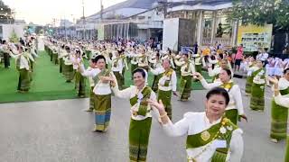 #ฟ้อนศรีโคตรบูรณ์หน้าพระสยามเทวาธิราชอรัญประเทศวันที่ 31 ธันวาคม2567