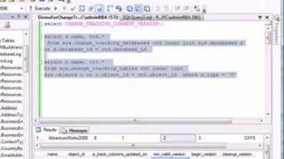 MS SQL Server 2008 - Change Tracker