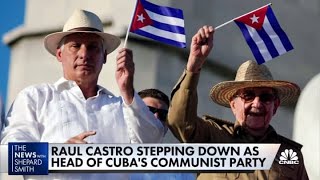 Raul Castro steps down as head of Cuba's Communist Party